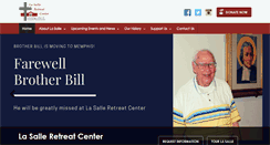 Desktop Screenshot of lasalleretreat.org