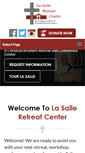 Mobile Screenshot of lasalleretreat.org