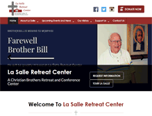Tablet Screenshot of lasalleretreat.org